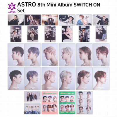 ASTRO 8th Mini Album Switch On Lyric Book Sticker Postcard KPOP K