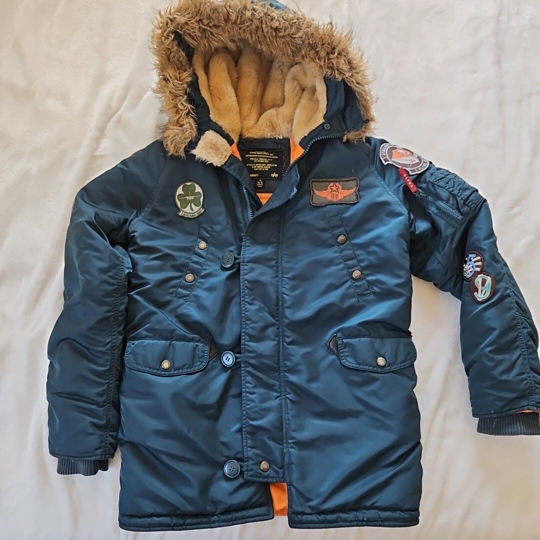 Alpha Industries Kids N-3B Maverick Flight Parka Youth Large 14/16