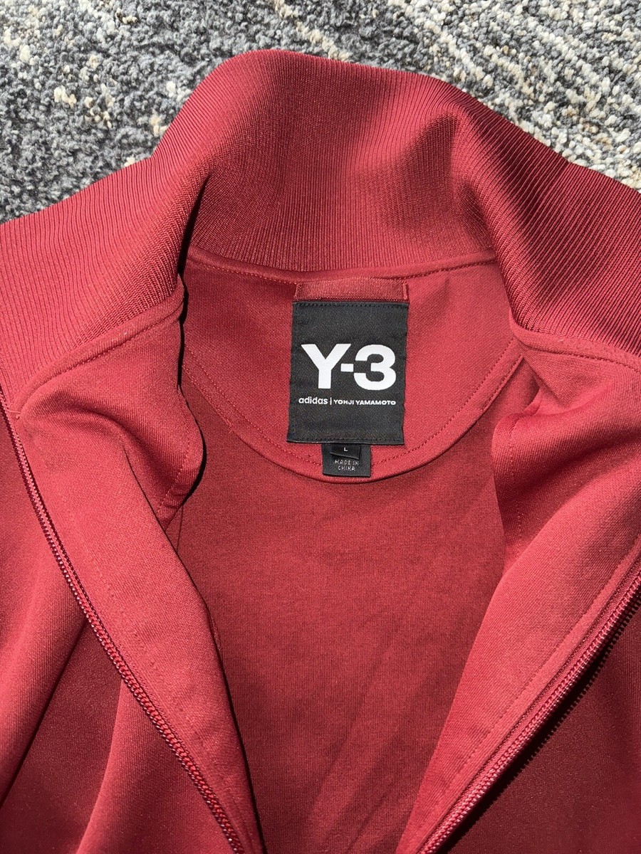 Adidas Y3 Yohji Yamamoto Burgundy Jacket Size L | eBay