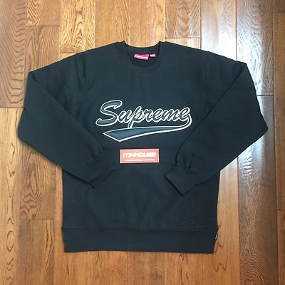 New Supreme Brush Script Crewneck Sweatshirt Sweater Top Fall