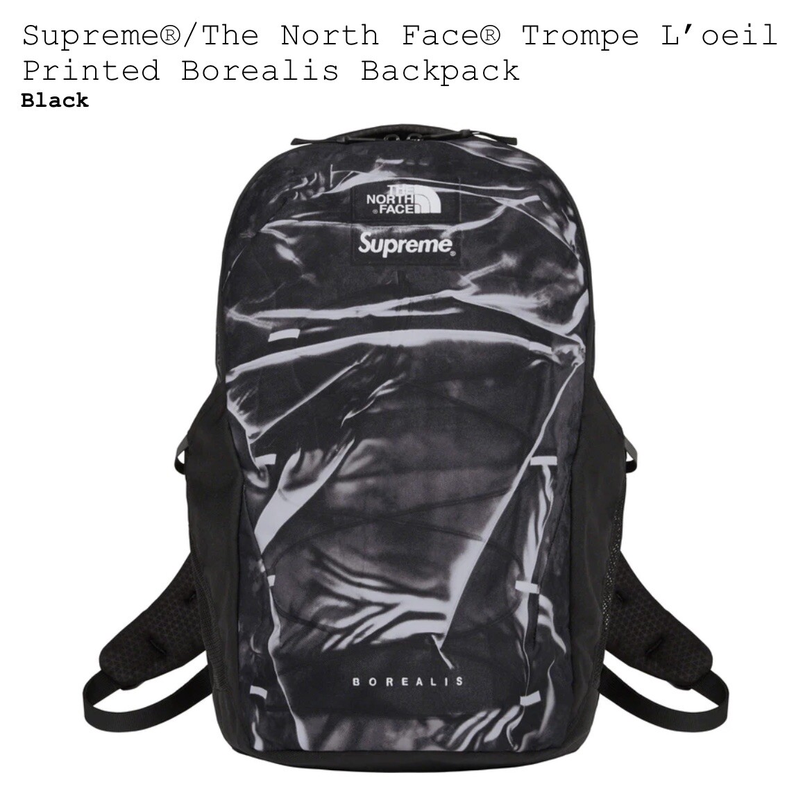 Supreme® x The North Face® Trompe L'oeil Printed Borealis Backpack