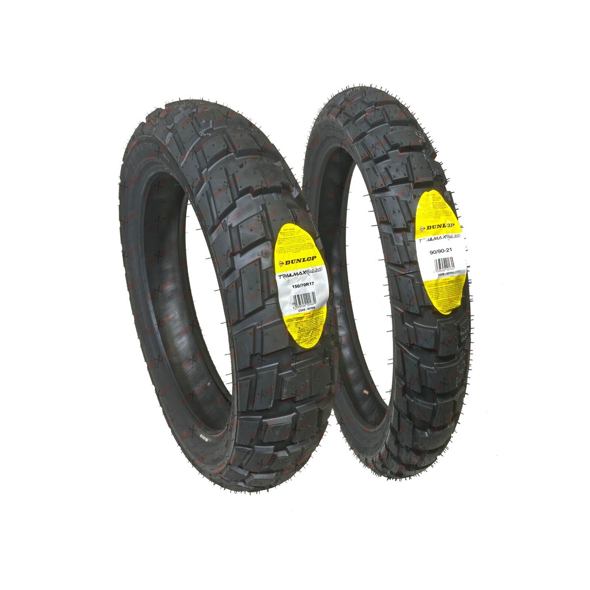 Dunlop 90/90-21 150/70-17 Tire Set Trailmax Raid Dual Sport Front