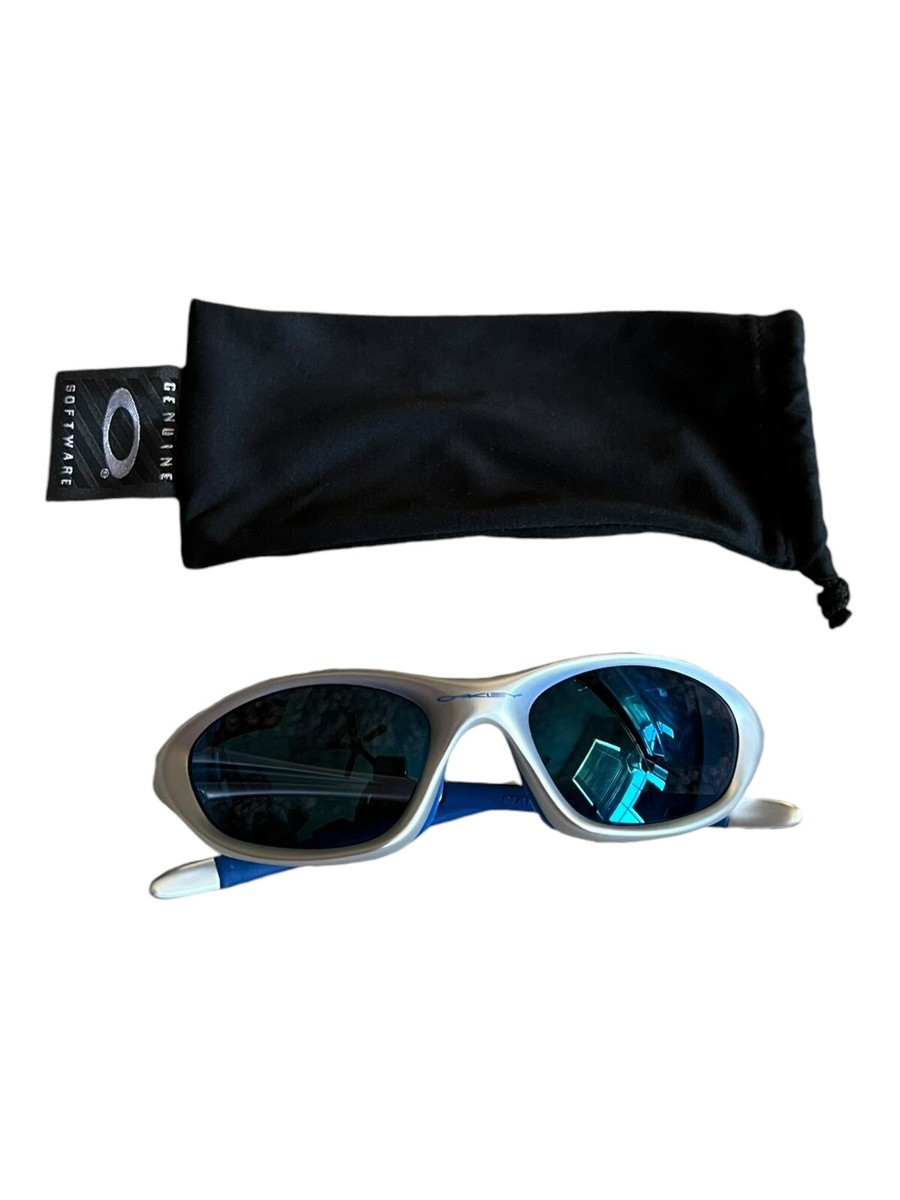 Vintage Oakley Twenty XX 04-281 FMJ 5.56 Ice Iridium Lens