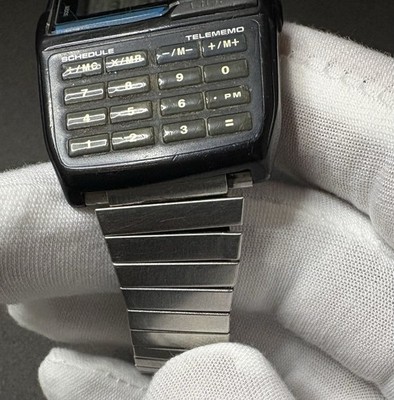 Vintage Casio Data Bank 150 Calculator Watch DBC-150 (1477) | eBay