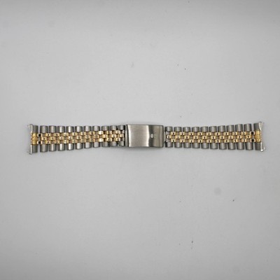 Rolex Jubilee 455 End Links 18K Yellow Gold Steel 20MM Watch