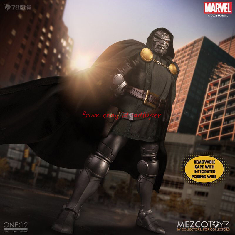Perfect Mezco Toyz 1/12 Collective Doctor Doom Action Figure Stock