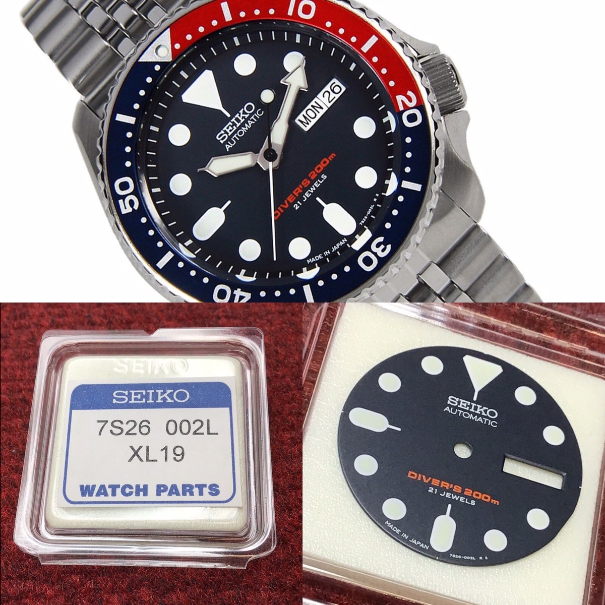 GENUINE SEIKO DARK BLUE DIAL “JAPAN MADE” Seiko SKX009 7S26-0020