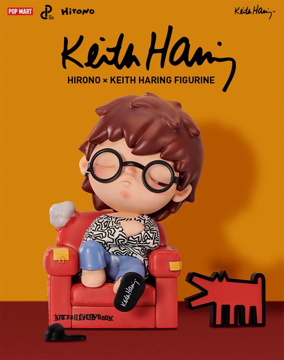 POP MART Hirono X Keith Haring Figurine | eBay