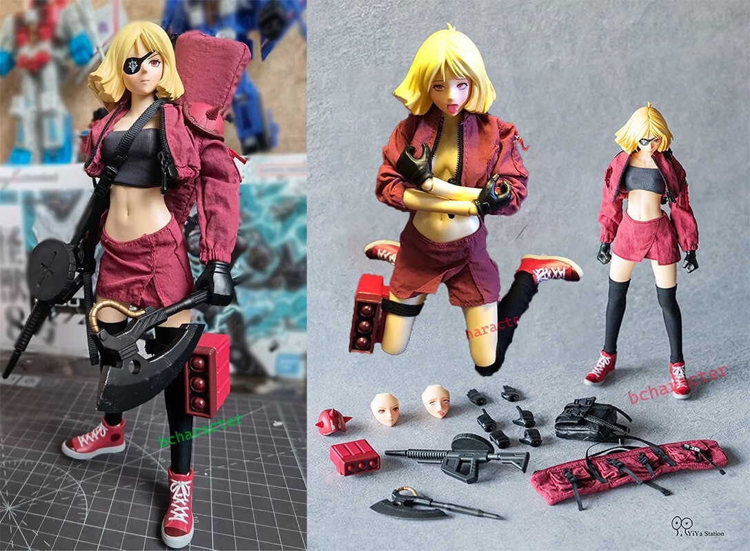 YIYA Studio Char Aznable Zaku 1/6 23cm Female Action Figure Toys