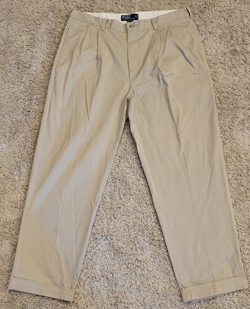 Vintage Polo Ralph Lauren Hammond Pant 38x30 (Fits 36x30) Pleated