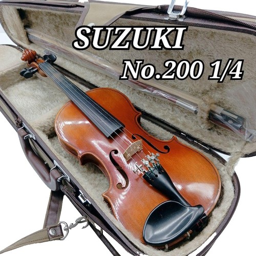 SUZUKI No.18 4/4 1961 バイオリン SUGITO弓付属 虎杢 SUZUKI No.18 4