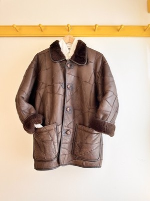 HAI SPORTING GEAR Issey Miyake vintage leather shearling sheepskin