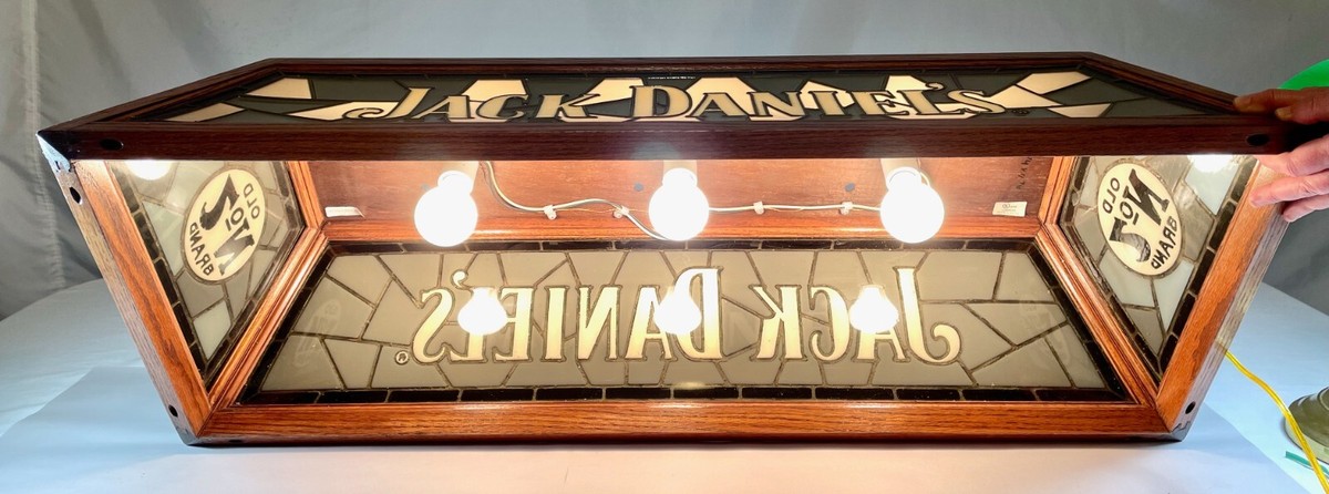 🥃 Vintage Jack Daniels Old No. 7 Whiskey Hanging Billiards Pool