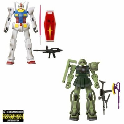 BA40636W: Bandai SDCC Gundam Infinity RX-78-02 vs MS-06 Zaku II