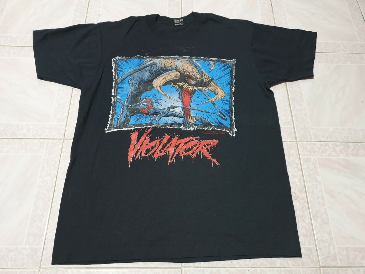 SPAWN 1993 Vintage T-Shirt Violator Rare Comic Tee Todd McFarlane