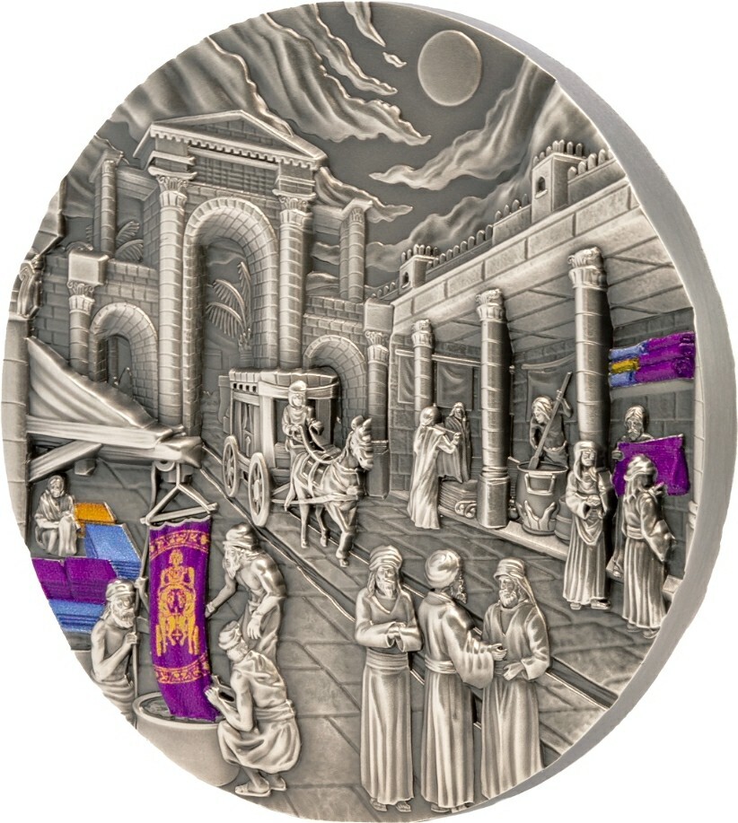 2022 $10 Palau Lost Civilizations PHOENICIA N CARTHAGE Antiqued 2