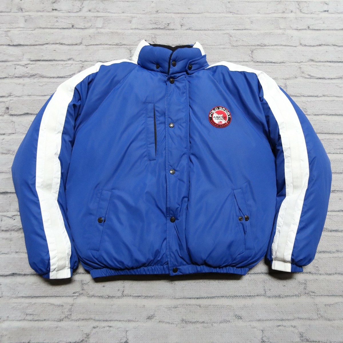Vintage 90s Polo Sport Ralph Lauren Arctic Challenge Quilted Down