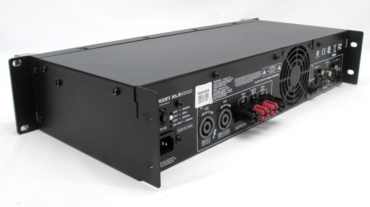 Crown XLS 1000 DriveCore Series High Density Power Amplifier | eBay