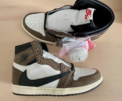 New! Nike Jordan 1 Retro High OG SP x Travis Scott - Dark Mocha