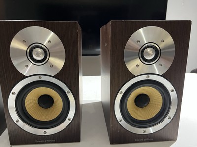 B&W Bowers & Wilkins CM1 Bookshelf Speakers PAIR | eBay