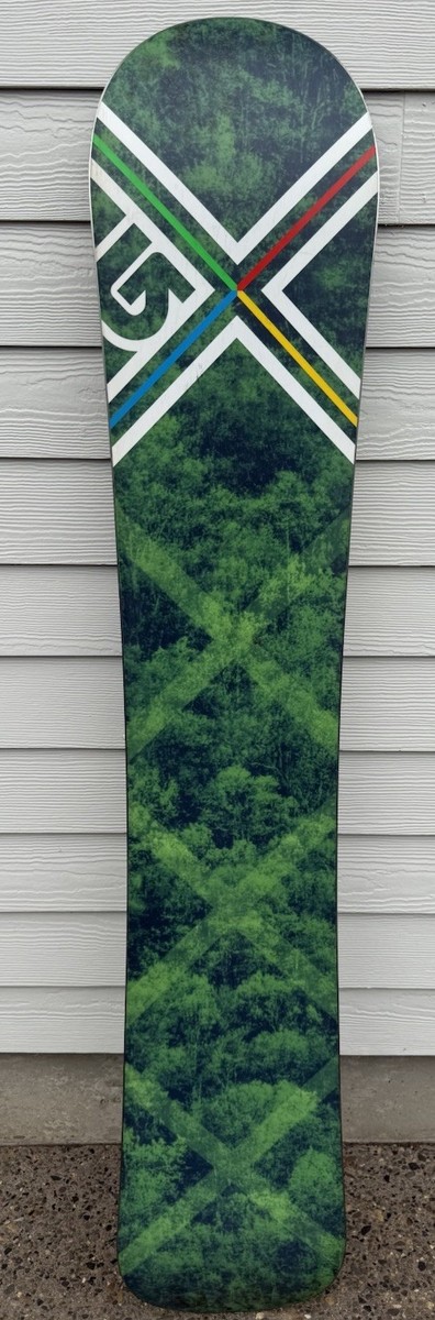 2009 Burton Custom X 160cm Snowboard Camber Used Twin Vaporskin | eBay