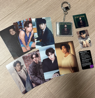 BTS 2025 FESTA : CAPSULE ALBUM Vol1 Jungkook Golden + 7 Photocard