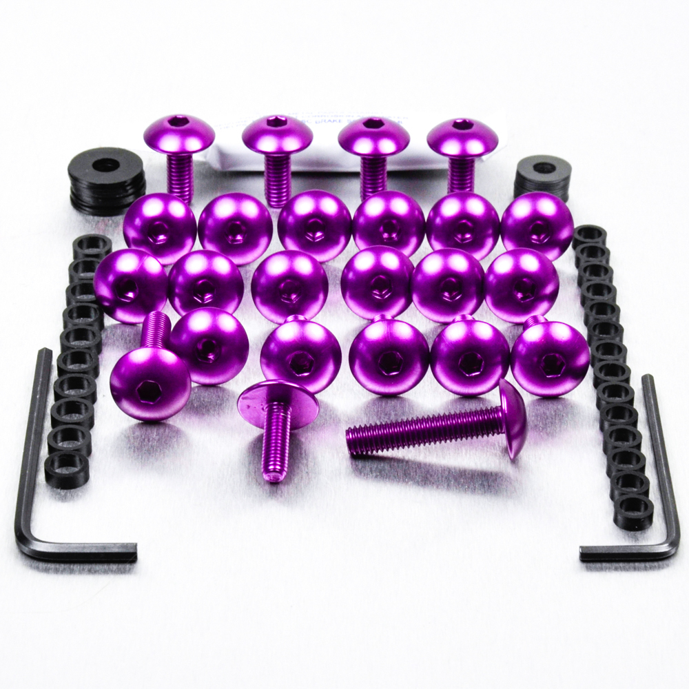 Aluminum Fairing Screw Kit ZX-R636 B1-B2 Ninja 03-04 Purple | eBay