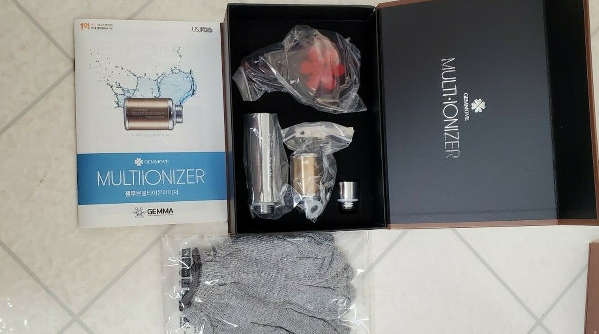 Gemmove Multi-ionizer for Shower -Heals Scalp, Skin, Gum. Gemma