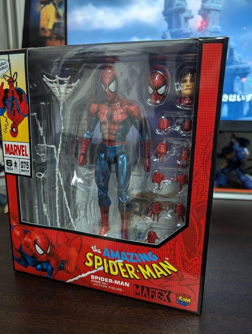 MAFEX 075 Spider Man Comic Version Action Hero Figure Hobby