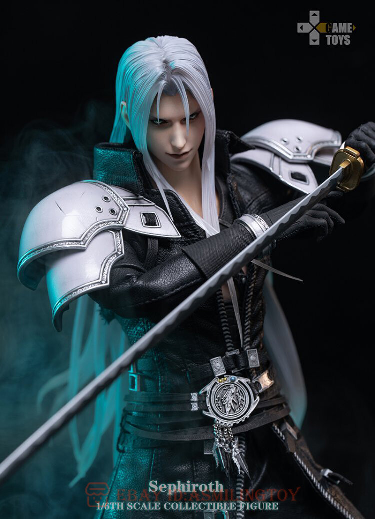 1/6 GAMETOYS GT-003 FF7 Sephiroth 12inch Soldier Action Figure In
