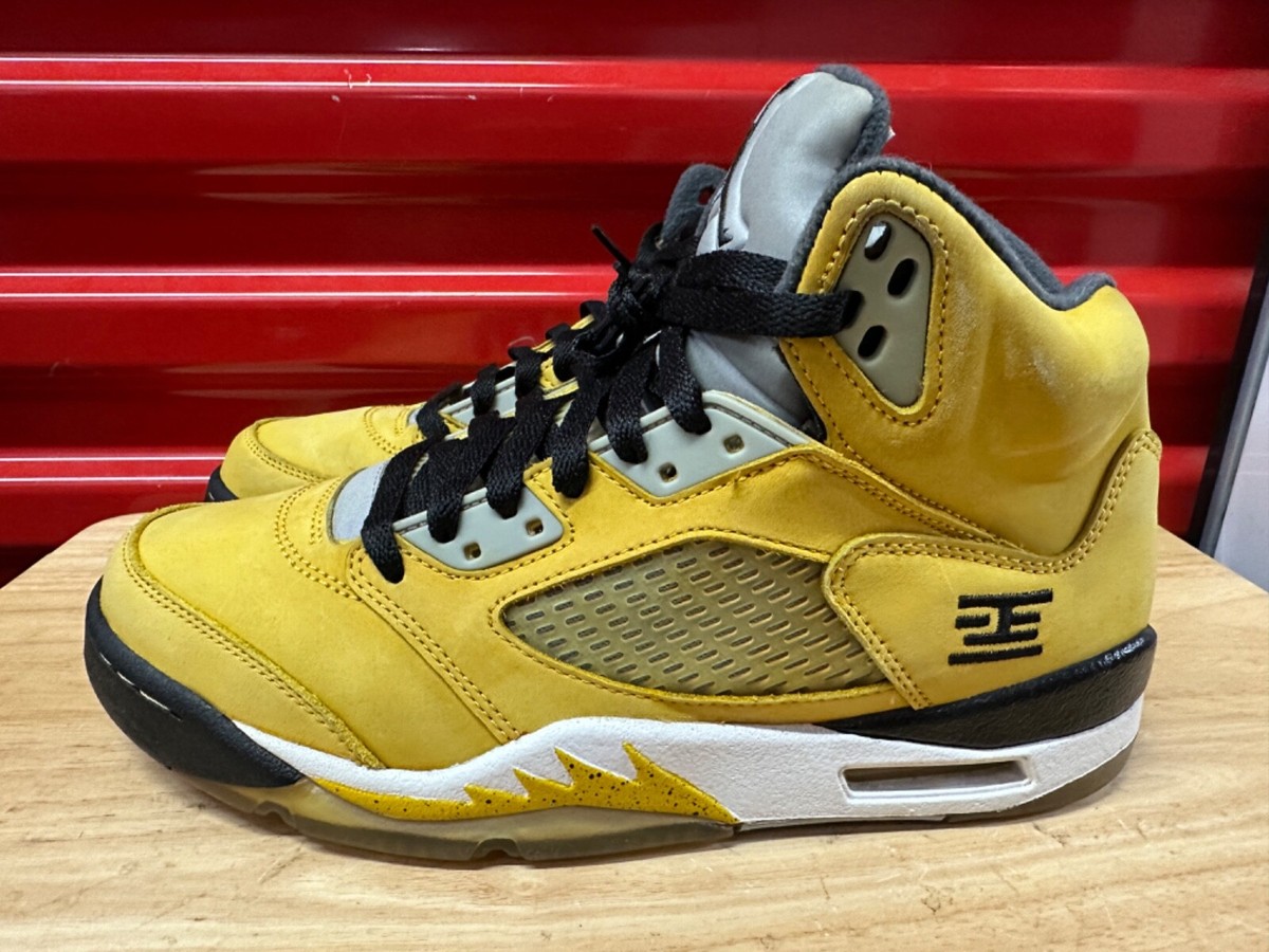 Nike Air Jordan 5 Retro T23 Tokyo Varsity Maize 454783-701 Used