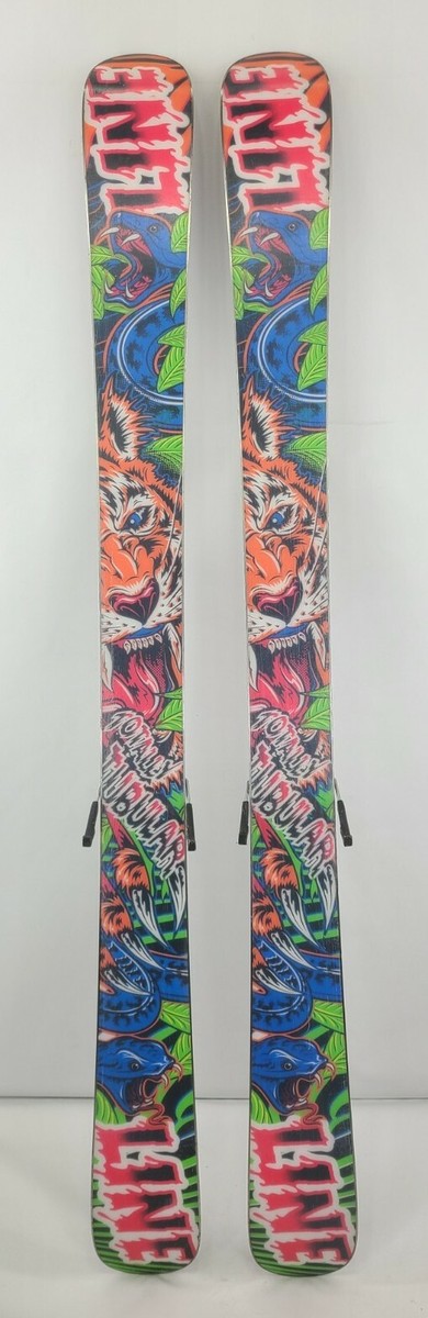 Line Afterbang Ski and Destroy 133cm Skis w/ Salomon C5 Bindings