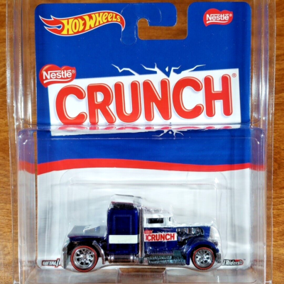 Hot Wheels Pop Culture Nestle Crunch Convoy Custom Blue Real