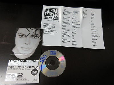 Michael Jackson 3 inch CD Special Japan 4 Tracks Mini Album CD