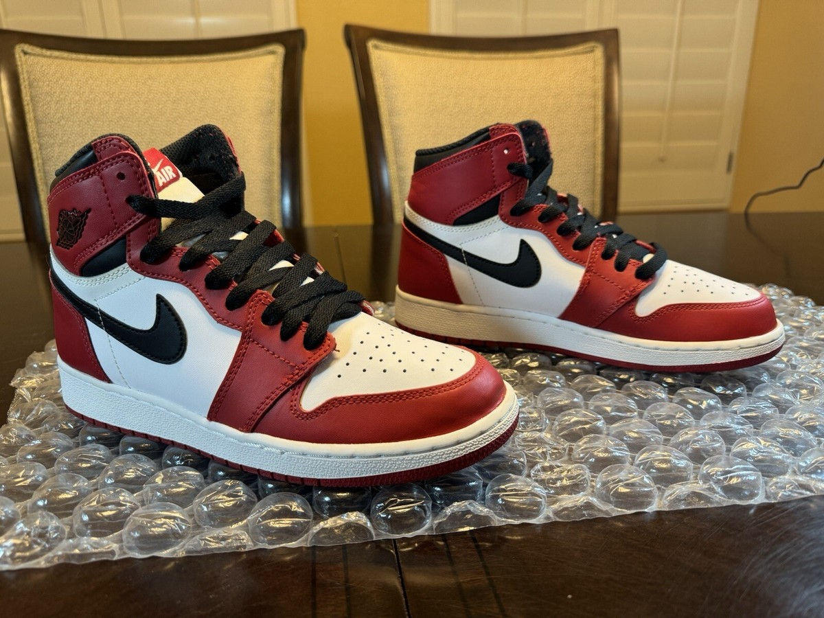 Nike Air Jordan 1 High Retro OG Chicago 2015 Sneakers Shoes Size
