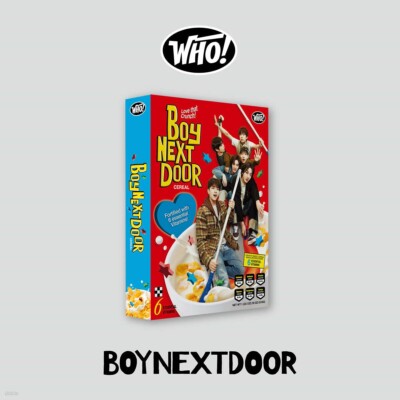 BOYNEXTDOOR 1st Single Album WHO CRUNCH CD+Book+P.Card+Post+Poster