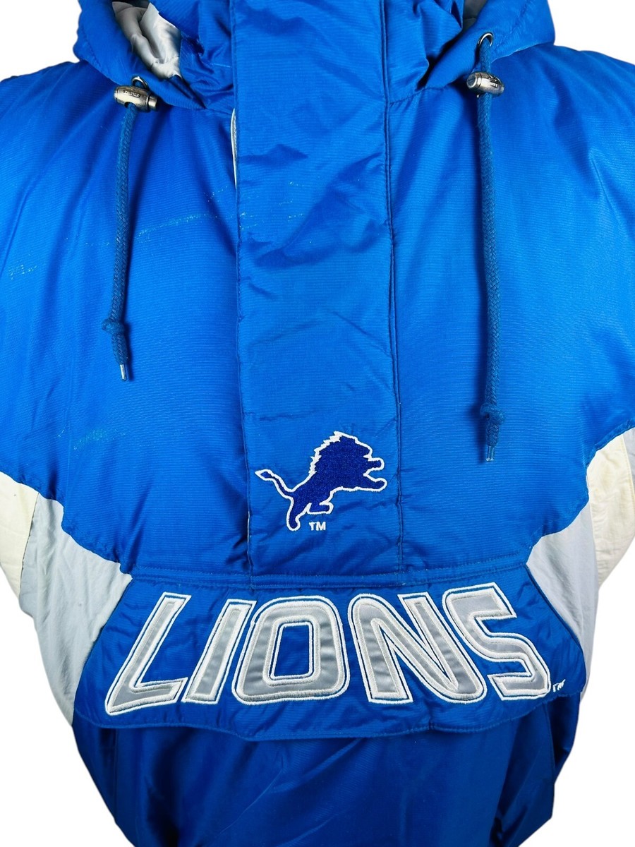 DETROIT LIONS VINTAGE 1990s STARTER NFL PRO LINE WINTER JACKET