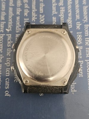 Vintage Casio 548 W-700 Alarm Chrono 100m LCD Watch for sale