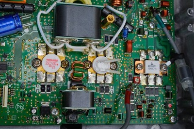 YAESU FT-897D PARTS FINAL PA UNIT WITH CASE/HEAT SINK, FANS RF