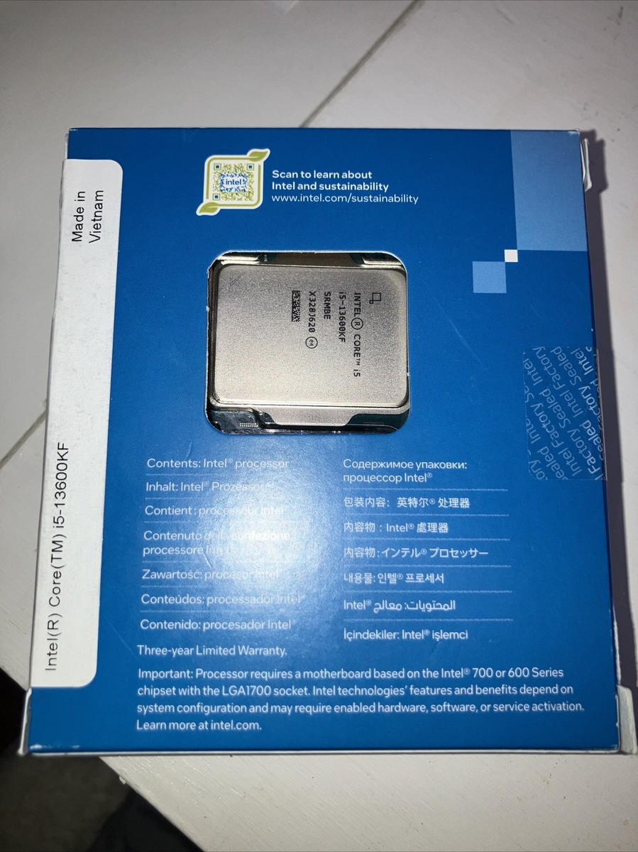 Intel Core i5-13600KF Processor (5.1 GHz, 14 Cores, LGA 1700) Box