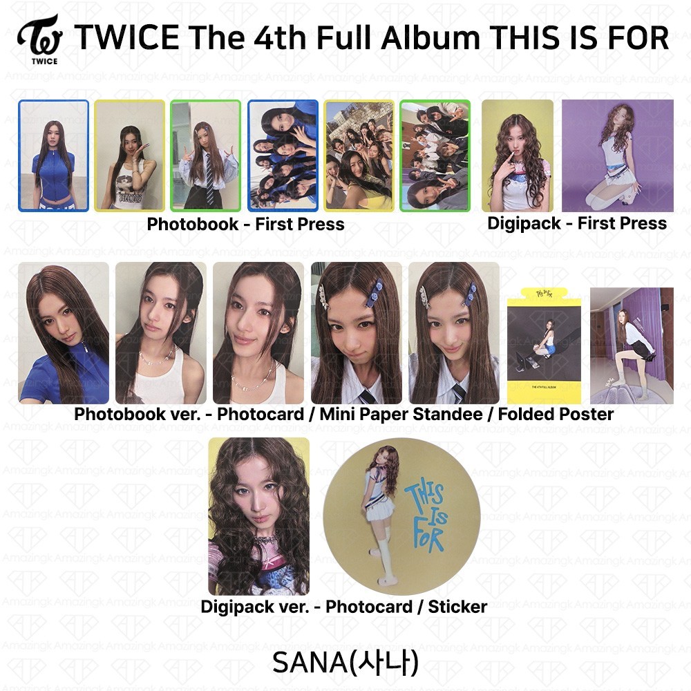 TWICE 4th Full Album THIS IS FOR Photobook / Digipack ver
