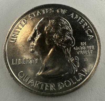 2002-D Indiana State Quarter 25cent Coin from US Mint Set