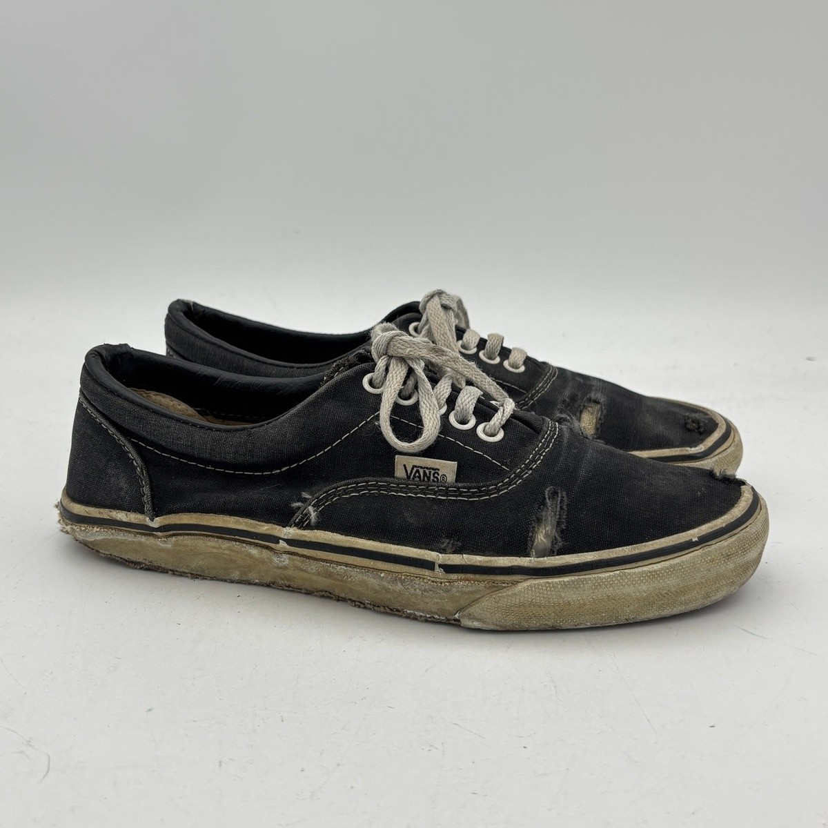 Vintage 90s Vans Era Distressed Shoes Sneakers Men's 8 Made in USA