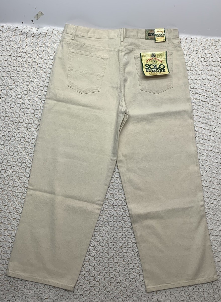 Vtg 90s Solo Semore Jeans Mens Tag 44 Approx 43X33 Wide Baggy