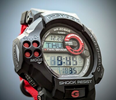 RARE UNIQUE JAPAN DIGITAL Watch CASIO GDF-100. Alti. Barometer