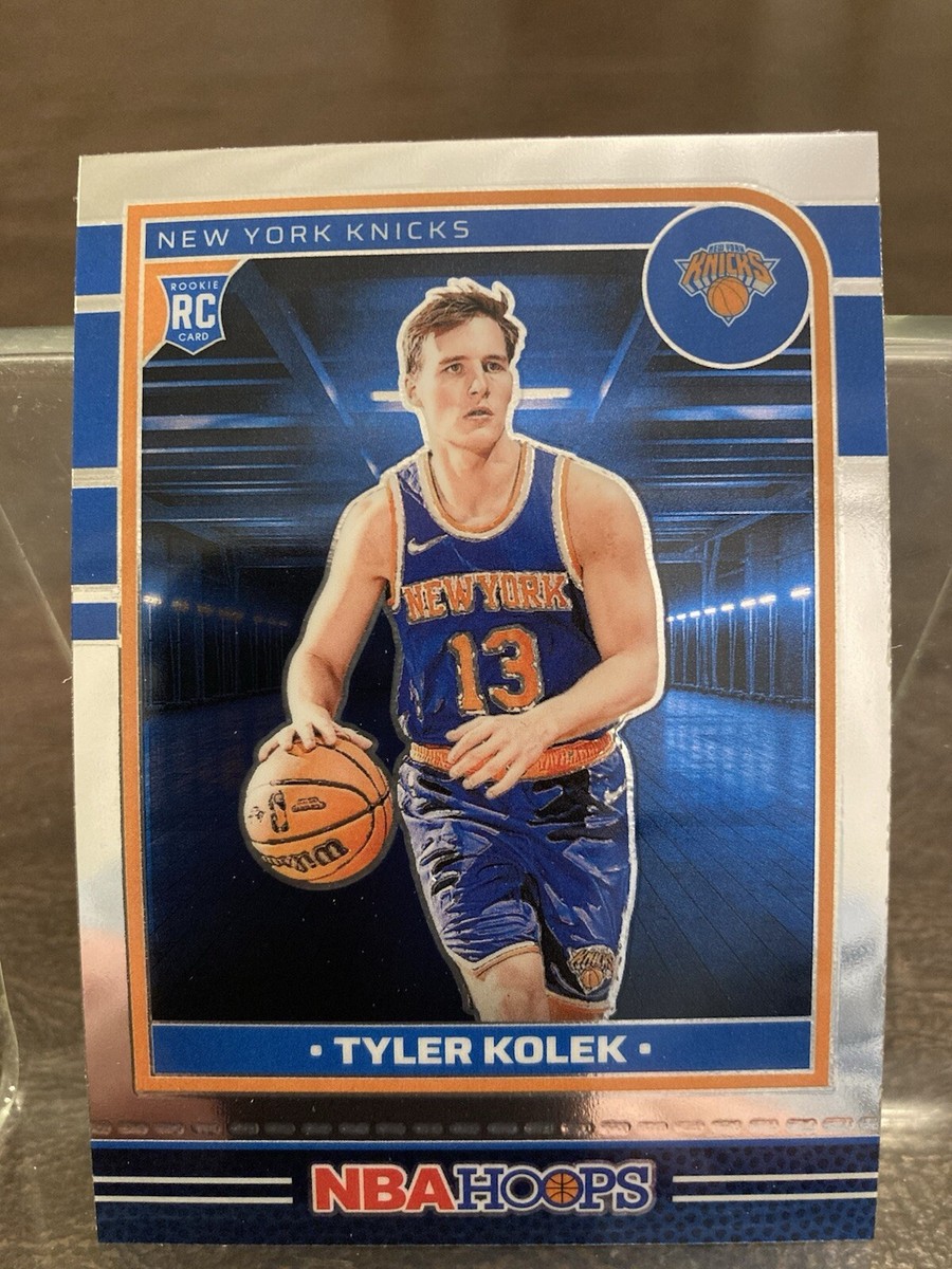 2024-25 Panini NBA Hoops Tyler Kolek Premium Rookie RC #264 Knicks
