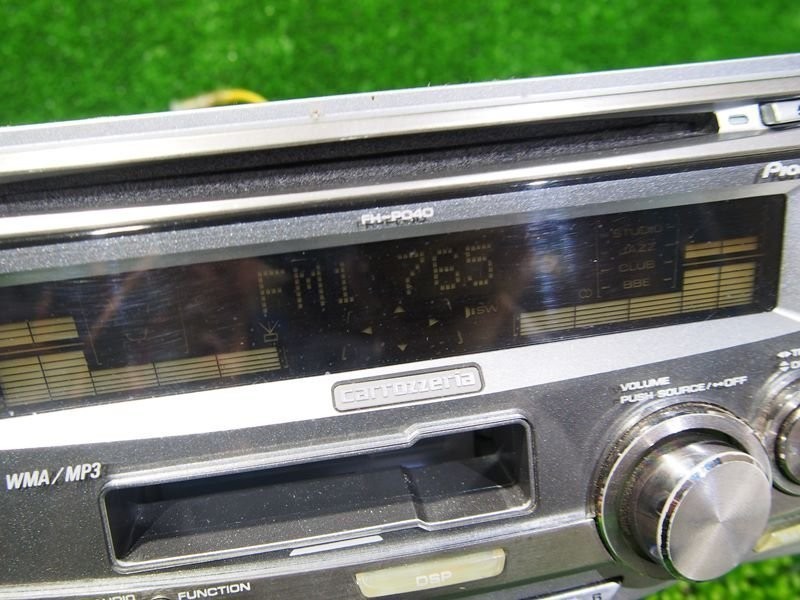 Junk Pioneer Carrozzeria FH-P040 Car Audio 2DIN CD CT Cassette FM