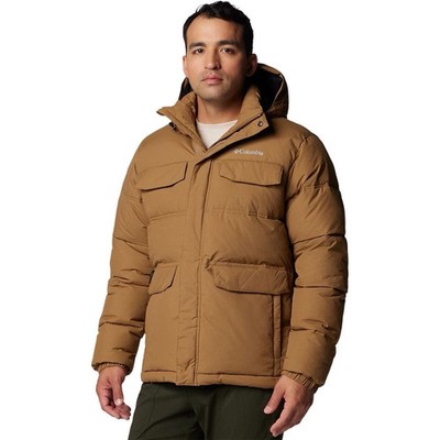 Columbia Landroamer Puffer Jacket Waterproof Delta Brown Men's Sz