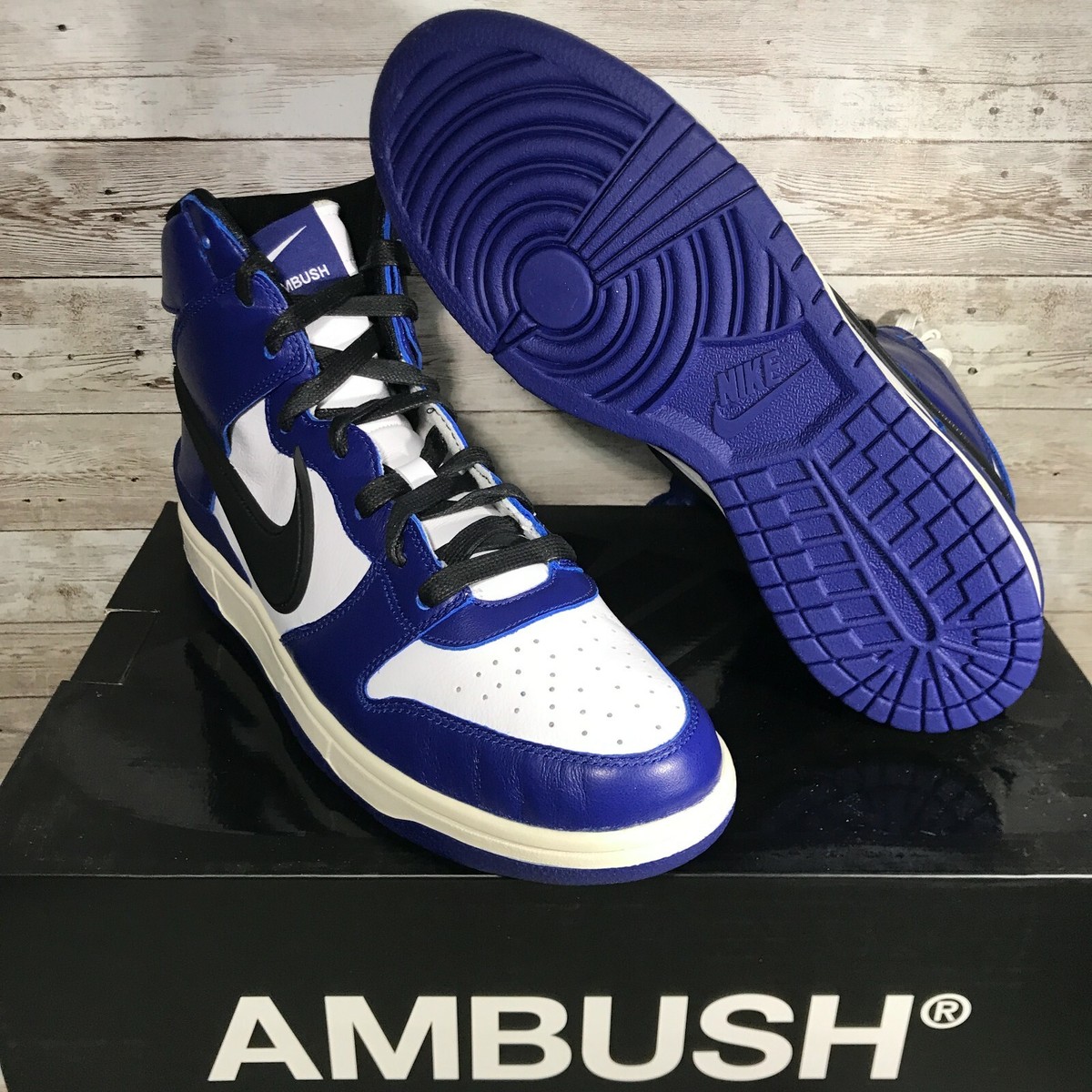 New Nike x Ambush Dunk High Deep Royal Blue CU7544-400 Men's Size