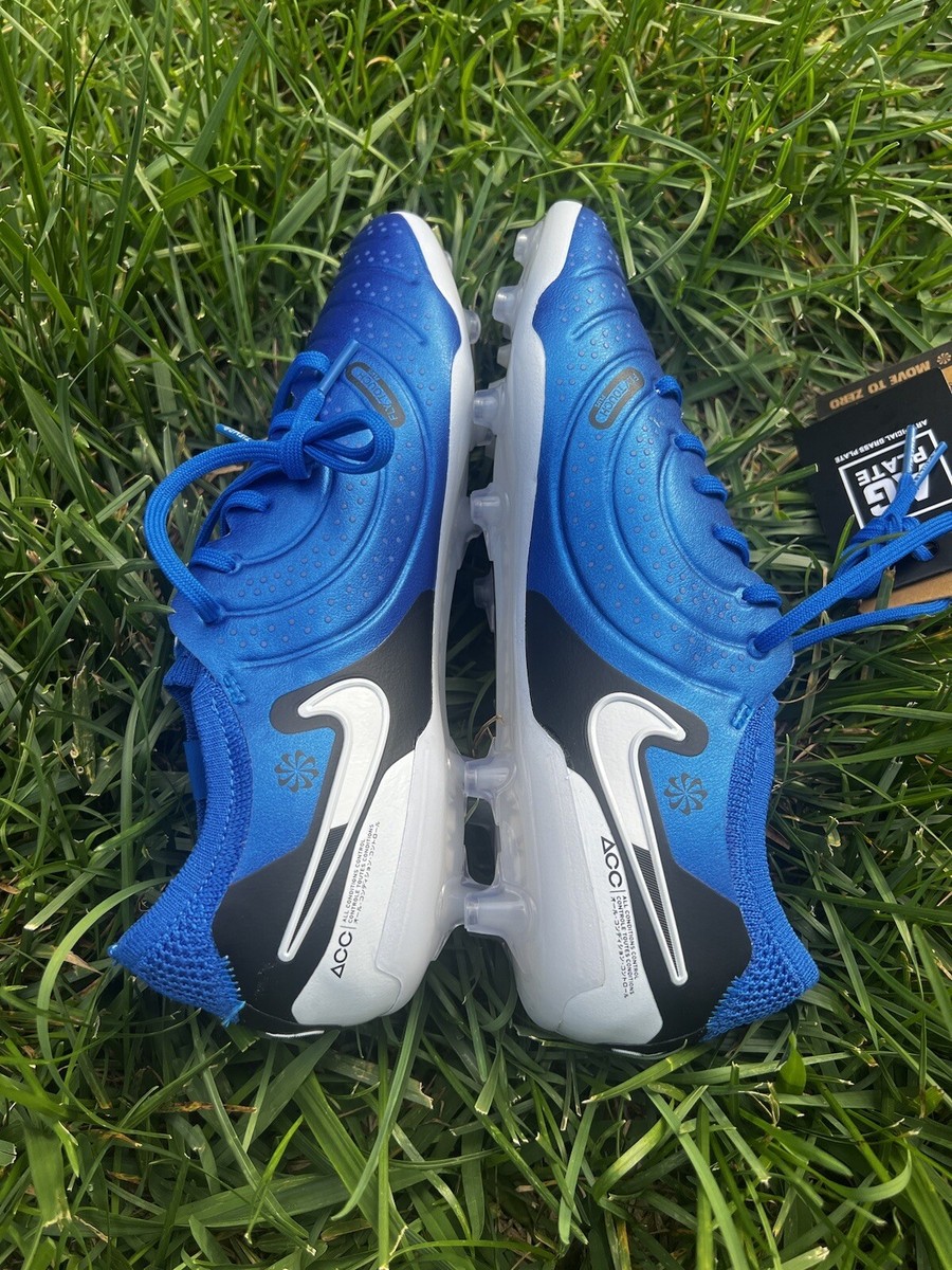 NEW Nike size 7 Tiempo Legend 10 Elite AG-Pro Blue Cleats Mens